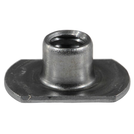 Midwest Fastener Tab Weld Nut, 1/4"-20, Steel, 1/4" Lg, 15 PK 931383